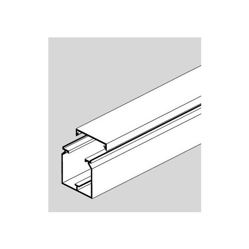 11031 GGK LFG 60X60 KABELKANAL REINWEISS HXB  INKL.KABELHALTEKLAMMERN Produktbild Front View L