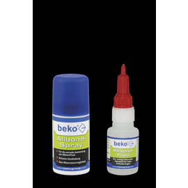 261 250 2 BEKO ALLBOND-SET EINKOMPONEN TEN-KLEBER FLUID + SPRAY TRANSPARENT Produktbild