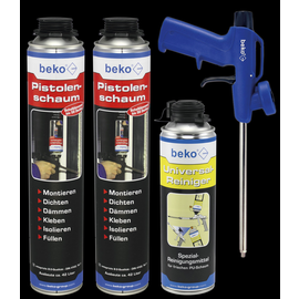 999 95 008 BEKO PU-SCHAUM-SET 2 X PU-SCHAUM 750ML PU-REINIGER + PISTO. Produktbild