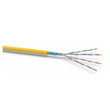 Cat6A F/FTP 4X2XAWG23 500MHZ Messlänge Folienpaar+Gesamtschirm halogenf. Gelb Produktbild