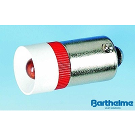 53092415 BARTHELME LED 24V-28V AC/DC BA9S SUPERHELL WEISS (10X25MM) Produktbild