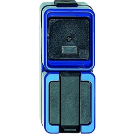 227875 MERTEN AP-FR-KOMBI-SCHUKO- STECKDOSE/SCH IP44,BLAU,SCHLAGFEST Produktbild