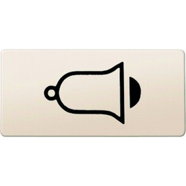 395800 MERTEN SYMBOL RECHTECKIG WEISS KLINGEL AGRAR AQUACLASSIS ANTIK TRANC Produktbild front M