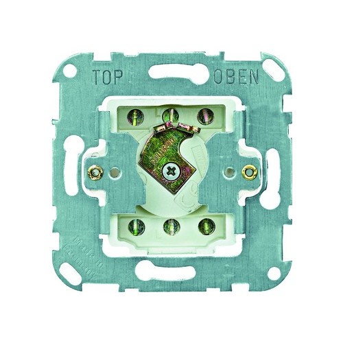 318601 MERTEN WECHSEL-RAST-SCHALTER- EINSATZ F.PROFIL-HALBZYL.,L40MM Produktbild Front View L