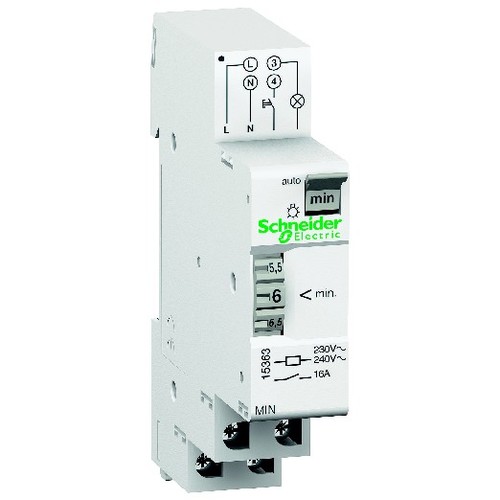 15363 Schneider E. TREPPENLICHTZEIT- SCHALTER MIN.16A/ AC1, RE1W Produktbild Front View L