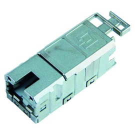 J80029A0001 SKG STX-RJ45 BUCHSE RJ45 CAT6-B AWG22-AWG24 FELDKONFEKTIONIERBAR Produktbild front M