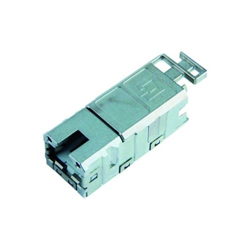 J80029A0001 SKG STX-RJ45 BUCHSE RJ45 CAT6-B AWG22-AWG24 FELDKONFEKTIONIERBAR Produktbild Front View L