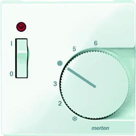 534819 MERTEN ZENTRALST.F.RAUMTEMP.-R. ZU 536302 SYS. M PWEISS GLÄNZEND Produktbild