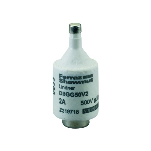 5976107 LINDNER DZ II/ 10A SICHERUNG GL PASSEND IN 6A PASSEINSATZ Produktbild Front View L
