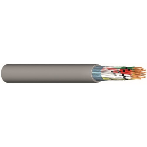 J-H(ST)H 2X2X0,6 grau 500m Trommel Fernmeldekabel halogenfrei Eca Produktbild Front View L