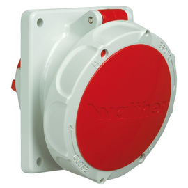 539306 WALTHER ANBAUDOSE SCHRÄG 32A 3P 230V 6H IP67 Produktbild front M