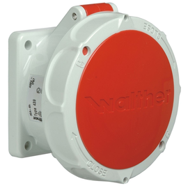 469406 WALTHER ANBAUDOSE GERADE 63A 4P 400V 6H IP67 Produktbild front M