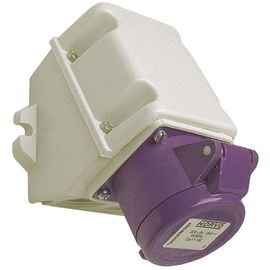 11151 WALTHER NORVO WANDSTECKDOSE 32A 3P 42V 12H IP44 Produktbild front M