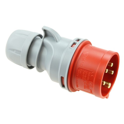 7025-6TT PCE CEE STECKER 5X32A 6H PHASENWENDER TURBO SHARK Produktbild Front View L