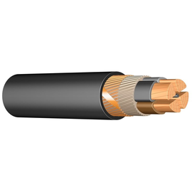 NYCWY 3X10 RE/10 schwarz Messlänge Erdkabel CU-geschirmt Produktbild front M