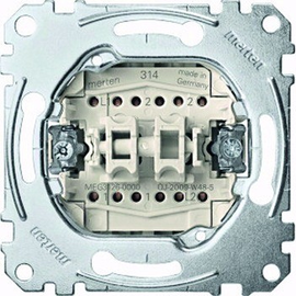 MEG3126-0000 MERTEN QUICK FLEX DOPPELWECHSEL-SCHALTER EINSATZ 1-POLIG Produktbild