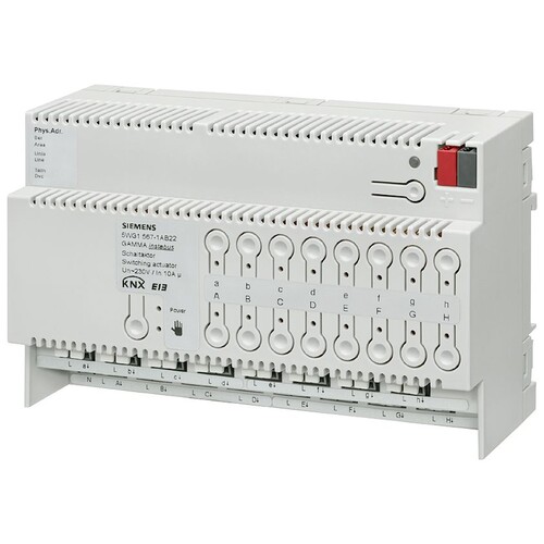 5WG15671AB22 SIEMENS KNX SCHALTAKTOR N567/22 16X AC 230V, 10A Produktbild