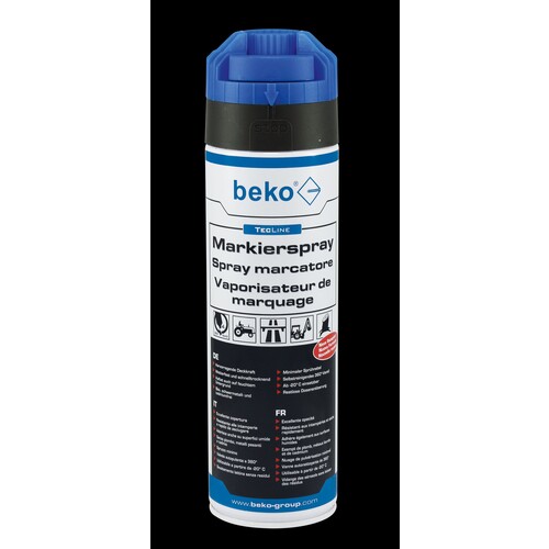 294 3 500 BEKO MARKIER-SPRAY LEUCHTBLAU 500ML Produktbild Front View L