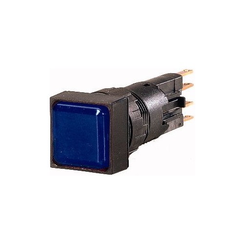 87860 EATON Q18LF-BL/WB LEUCHTMELDER MIT GLÜHLAMPE BLAU 24V IP65 Produktbild Front View L