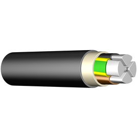 E-AYY-O 1X35 RM 0,6/1 KV Messlänge ALU Erdkabel schwarz Produktbild front M