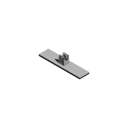 920860 PROEPSTER LEITUNGSHALTER M. MAGNETPLATTE U. NIRO-CLIP V2A 180X40MM Produktbild Front View L