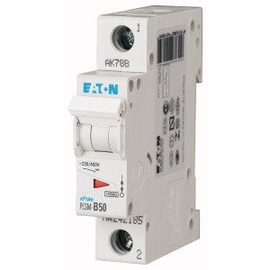 242185 EATON PLSM-B50-MW LEITUNGSSCHUTZ SCHALTER 50A 1-POLIG 1TE 10KA Produktbild front M