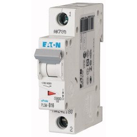 242229 EATON PLSM-D16-MW LEITUNGSSCHUTZ SCHALTER 16A 1-POLIG 1TE 10KA Produktbild