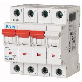 242562 EATON PLSM-D10/3N-MW LEITUNGSSCH. SCHALTER 10A 3P+N 4TE 10KA Produktbild front M