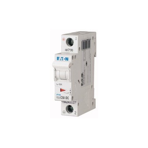 243127 EATON PLS6-C50-DC-MW LEITUNGSSCH. SCHALTER 50A DC 1-POLIG 1TE 6KA Produktbild Front View L