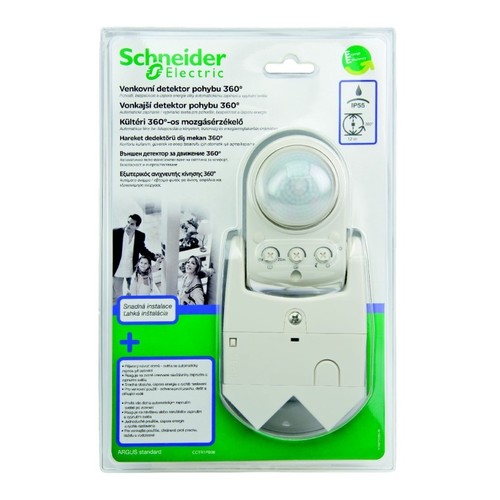 CCT56P008 Schneider E. ARGUS 360 BEWEGUNGSMELDER STANDARD WEISS 12M IP55 Produktbild Front View L