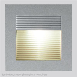 740029PC-WW PLANLICHT LED EB-STRAHL.1X 1,2W WW WALL90 PERLCHR.OPTIK:ALU-REFLEK. Produktbild