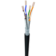 CAT7 UC900SS23/1 4X2XAWG23/1 100m Ring PE schwarz für Erdverlegung UV-beständig Produktbild