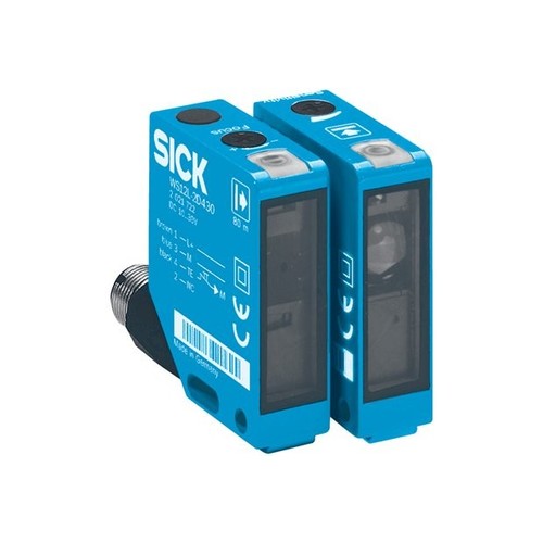 2021726 SICK LASERLICHTSCHRANKE WE 12L-2P430 EMPFÄNGER RW. MAX.80M 10-30VDC Produktbild Front View L