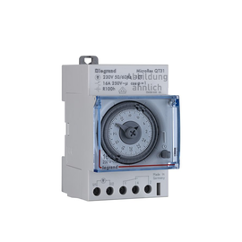 412820 Legrand MicroRex QT31 Tages- Schaltuhr 9-48V AC/DC quarz Produktbild