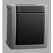 90591604 Viko Universal Aus-Wechsel- Schalter FR AP IP54 Pacific grau Produktbild