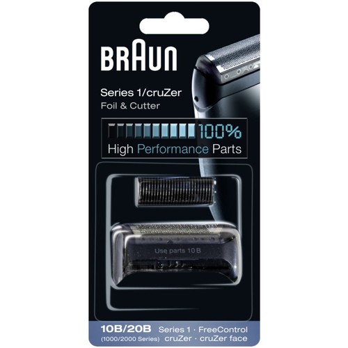 382584 Braun Kombipack 10B Folie + Block schwarz Produktbild Front View L