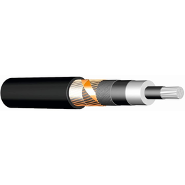 NA2XS2Y 1X185 RM/25 6/10 kV schwarz Mittelspannungskabel Messlänge Produktbild front M