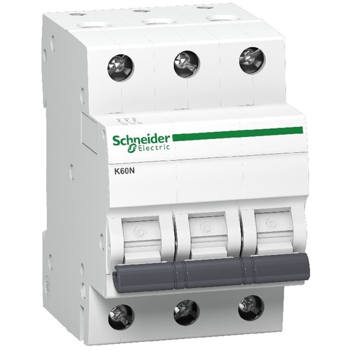 A9K02310 Schneider E. Leitungsschutz- schalter K60 LS 3P 10A C 6KA Produktbild Front View L