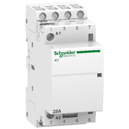 A9C20833 Schneider E Installationsschütz 25A 3S 230/240VAC iCT Produktbild Front View L