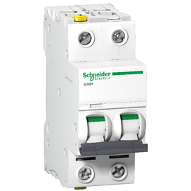 A9F06206 Schneider E. Leistungsschutz- schalter iC60H,2P,6A,B,10KA Produktbild