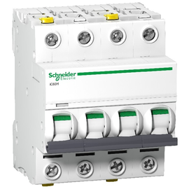 A9F06425 Schneider E. Leistungsschutz- schalter iC60H,4P,25A,B,10KA Produktbild