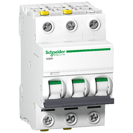 A9F07350 Schneider E. Leistungsschutz- schalter iC60H,3P,50A,C,10KA Produktbild