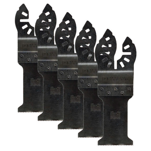 DT20723-QZ DEWALT Zubehör Multi-Tool 5er Pack Sägeblatt 43 x 30 mm Produktbild Front View L