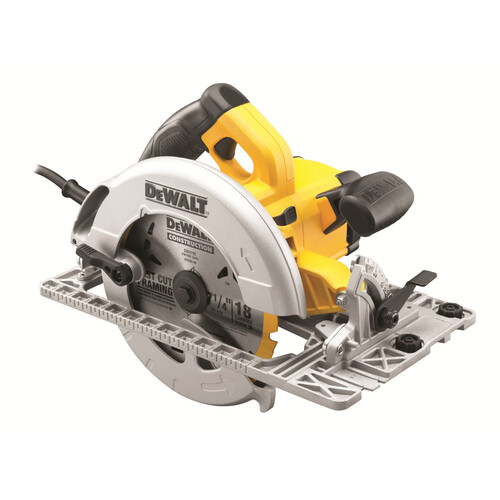 DWE576KR-QS DEWALT Handkreissäge 1600W inkl. Schiene DWS 5022 1500mm Produktbild Front View L