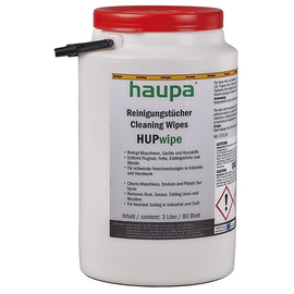 170118 HAUPA Reinigungstücher HUPwipe 80 Blatt 280 x 215 mm Produktbild front M