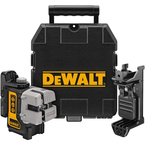 DW089K DEWALT Multilinien-Laser +Wand-Halterung, Batterien, Koffer XR Produktbild Front View L