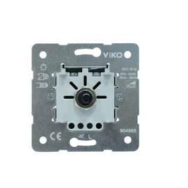 90500481 Viko Elektronischer Drehdimmer- einsatz 40-400W/VA Phasenansch. R-C-Last Produktbild front M