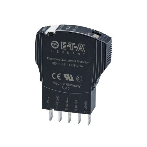 REF16-S101-DC24V-0,5A E-T-A ELEKTRONISCHER SICHERUNGSAUTOMAT Produktbild Front View L