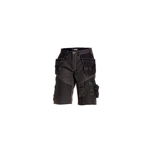 150213109900C52 BLAKLÄDER Handwerker Shorts X1500, sw, Gr.52 Produktbild Front View L