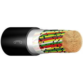 A-2Y(L)2Y 20X2X0,6 schwarz Messlänge Telefonerdkabel nach VDE Produktbild front M